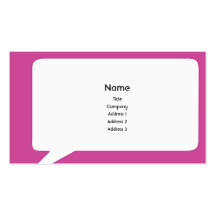 Speechbox - negócio modelos cartão de visita