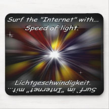 Speed of light. mousepads