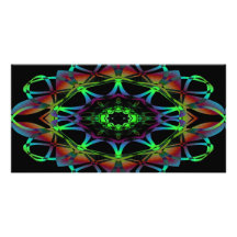 SpiroGraph Cartões Com Fotos Personalizados