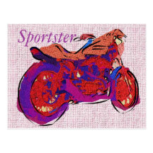 Sportster Cartão Postal