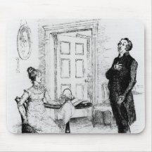 Sr. Collins e Elizabeth Mousepad