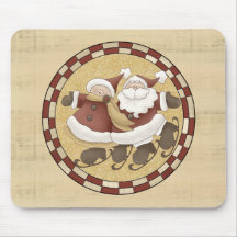 Sr. e Sra. Papai Noel Mousepad