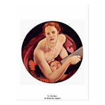 St Matthew por Bronzino Angelo Cartões Postais
