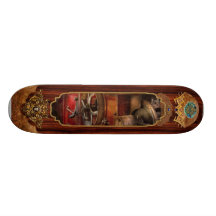 Steampunk - engrenagem - usou-se para trabalhar skate