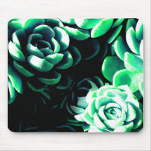 Succulents azuis mousepads