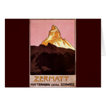 Suiça de Zermatt Cartões