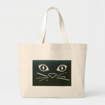 Suiças do gato preto bolsa para compras