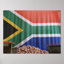 Sul - bandeira africana pôsteres