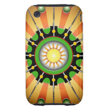 Sun acorrentado capas fortes de iPhone 3