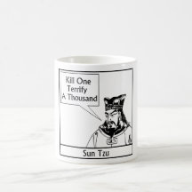 Sun Tzu e citações Canecas
