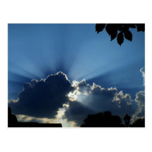 Sunburst Cartão Postal