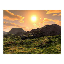 Sunset Cartão Postal