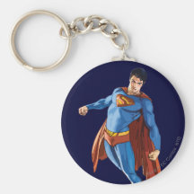 Superman que olha para baixo chaveiros