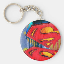 Superman Spraypaint urbano Chaveiros