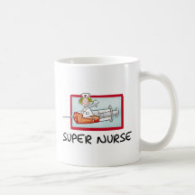 supernurse - enfermeira cómico dos desenhos animad caneca