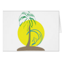 Surf da ilha cartoes