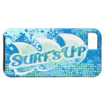 Surf do abstrato do verde azul acima das capas de  capa de iPhone 5 Case-Mate