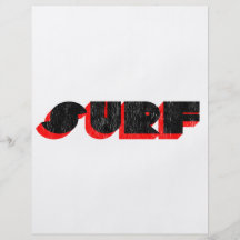 surf retro modelos de panfleto