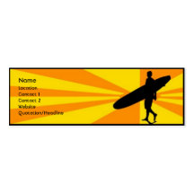 Surfista Cartões De Visitas