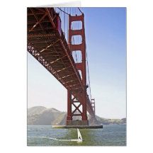 Surfista do Golden Gate Cartao