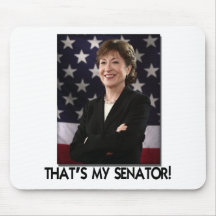Susan Collins, de que é meu senador! Mouse Pad