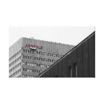 Suspensão ao redor em Manchester Impressão De Canvas Esticada