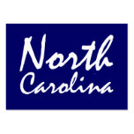 T North Carolina Modelos Cartoes De Visitas