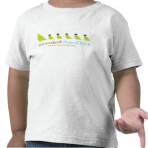 T-shirt 2013 sleeved curto da criança da graduação