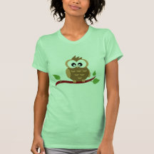 T-shirt bonito da coruja