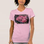 T-shirt cor-de-rosa da camisola de alças do design