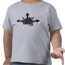 T-shirt da criança do caos camiseta