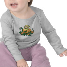 T-shirt do bebê do remendo da abóbora
