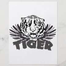 T-shirt do tigre modelos de panfleto