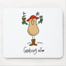T-shirt e presentes de jardinagem da porca mousepads