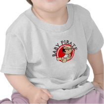 T-shirt e presentes do pirata do bebê t - shirts