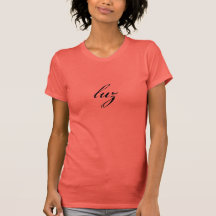 t-shirt, luz, espanol, luz