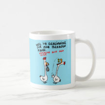 Taça de galinha caneca