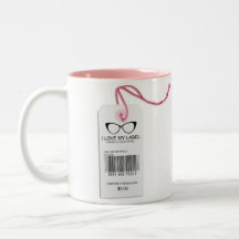Tag feminino do geek caneca