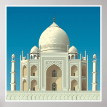 Taj Mahal Impressão