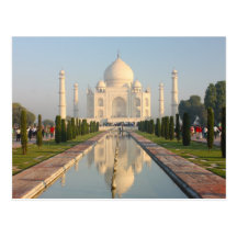 Taj mahal, monumento histórico famoso de A Cartoes Postais