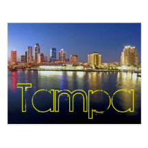 Tampa, Florida, EUA Cartao Postal