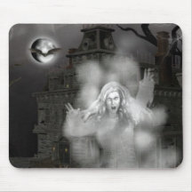 Tapete do rato assombrado mousepad