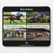 Tapete do rato da cortina de ferro mousepads