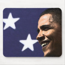 Tapete do rato de Obama Mousepad