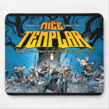 Tapete do rato de Templar dos ratos Mousepad