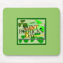 Tapete do rato do dia de St Patrick Mousepads