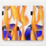 TAPETE DO RATO FLAMEJANTE MOUSEPAD