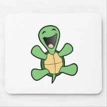 Tartaruga feliz mousepad