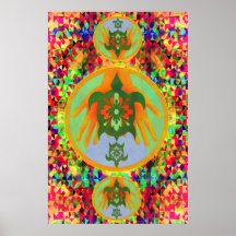 Tartarugas das mãos pôsteres