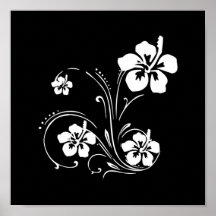 Tatuagem da flor impressão